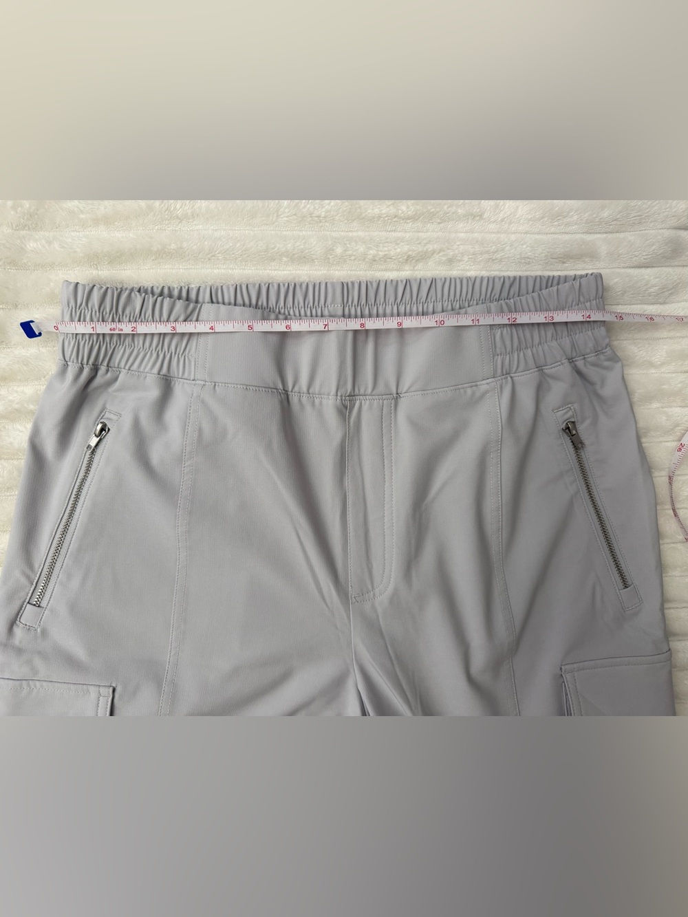 “NWOT” Mondetta Light Gray Cargo Joggers with Elastic Waist - Picture 4 of 9